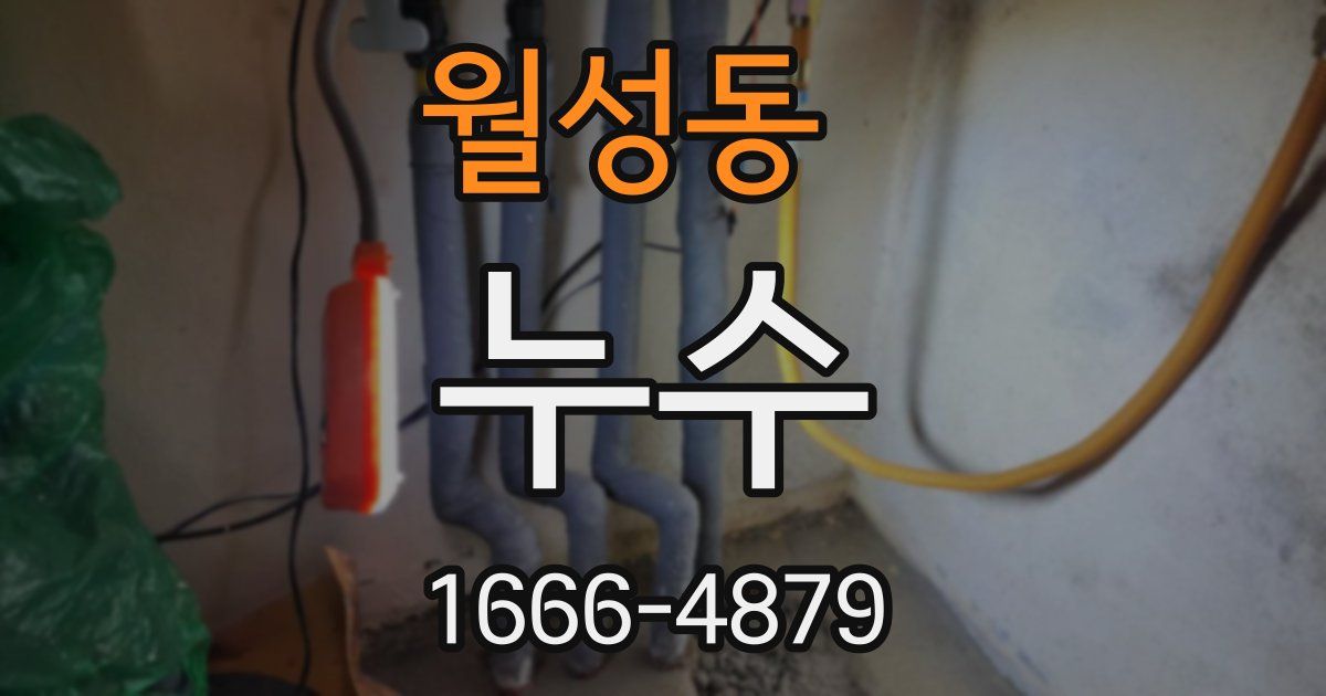 월성동 누수