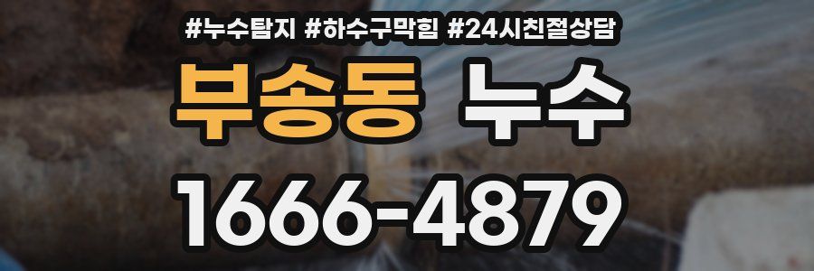 부송동 누수
