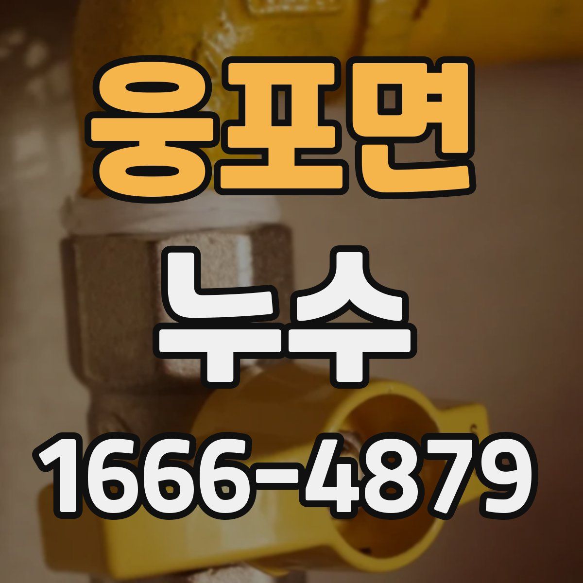 웅포면 누수