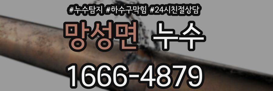 망성면 누수