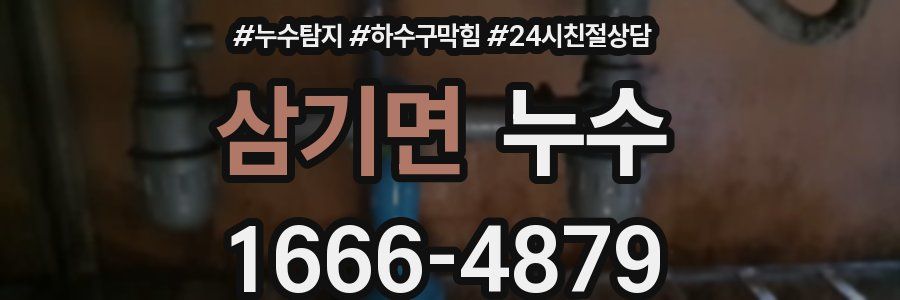 삼기면 누수