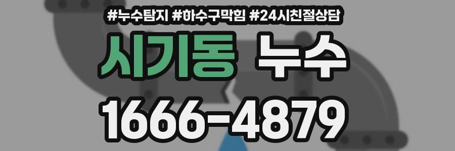 시기동 누수