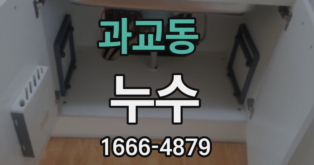 과교동 누수