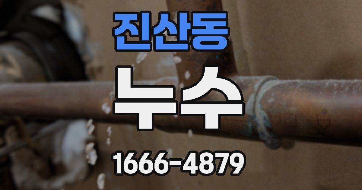 진산동 누수