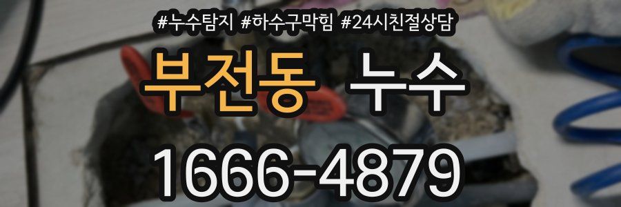 부전동 누수