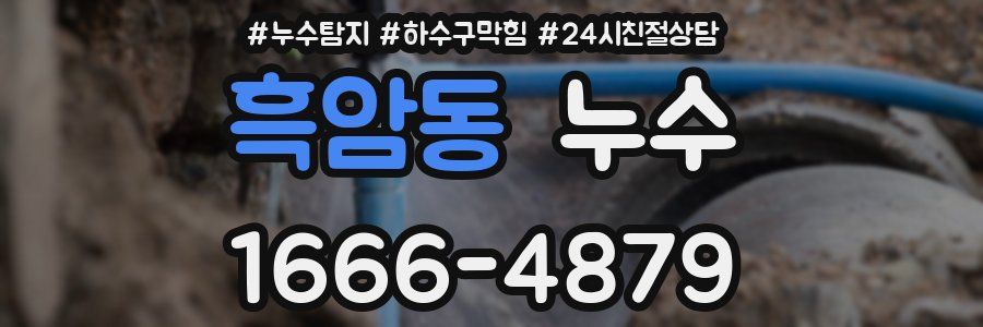 흑암동 누수
