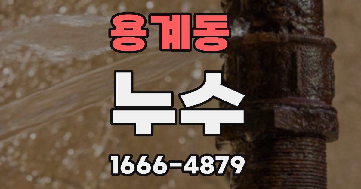 용계동 누수