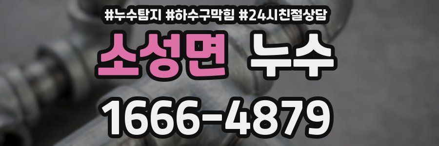 소성면 누수