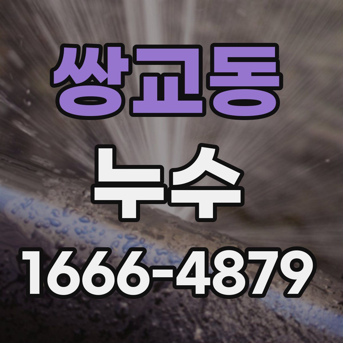 쌍교동 누수