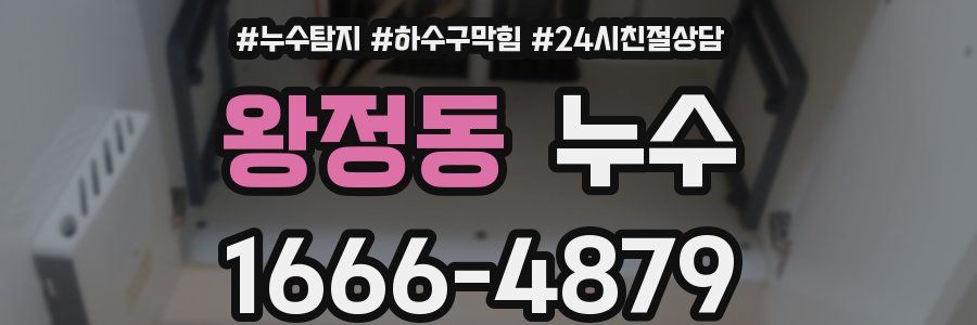 왕정동 누수