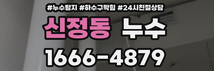 신정동 누수