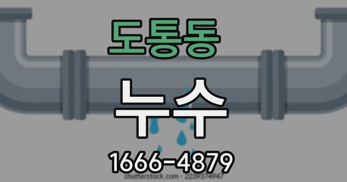 도통동 누수