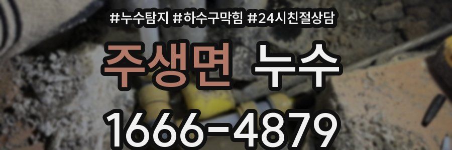 주생면 누수