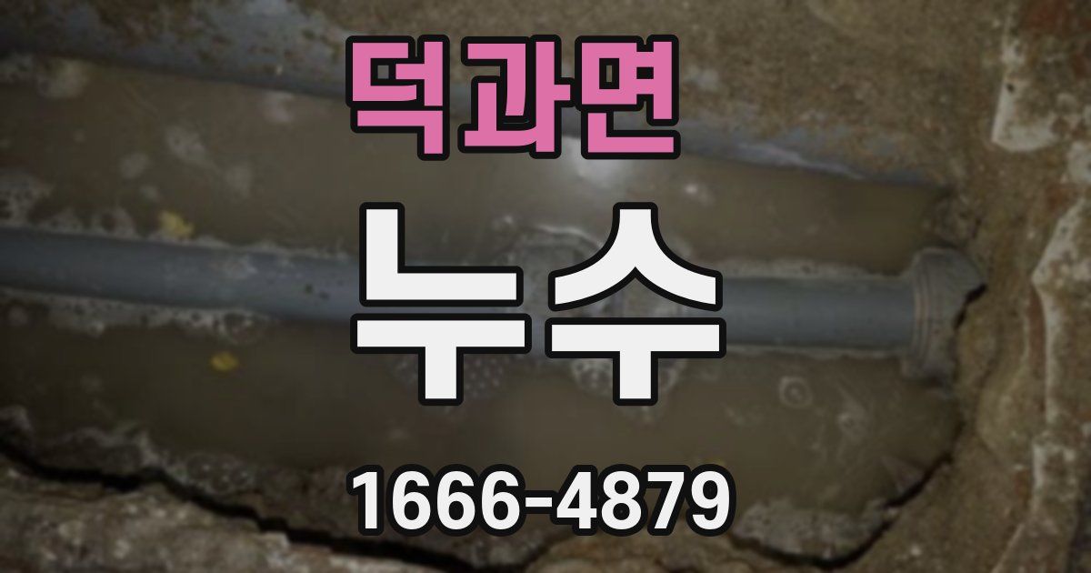 덕과면 누수