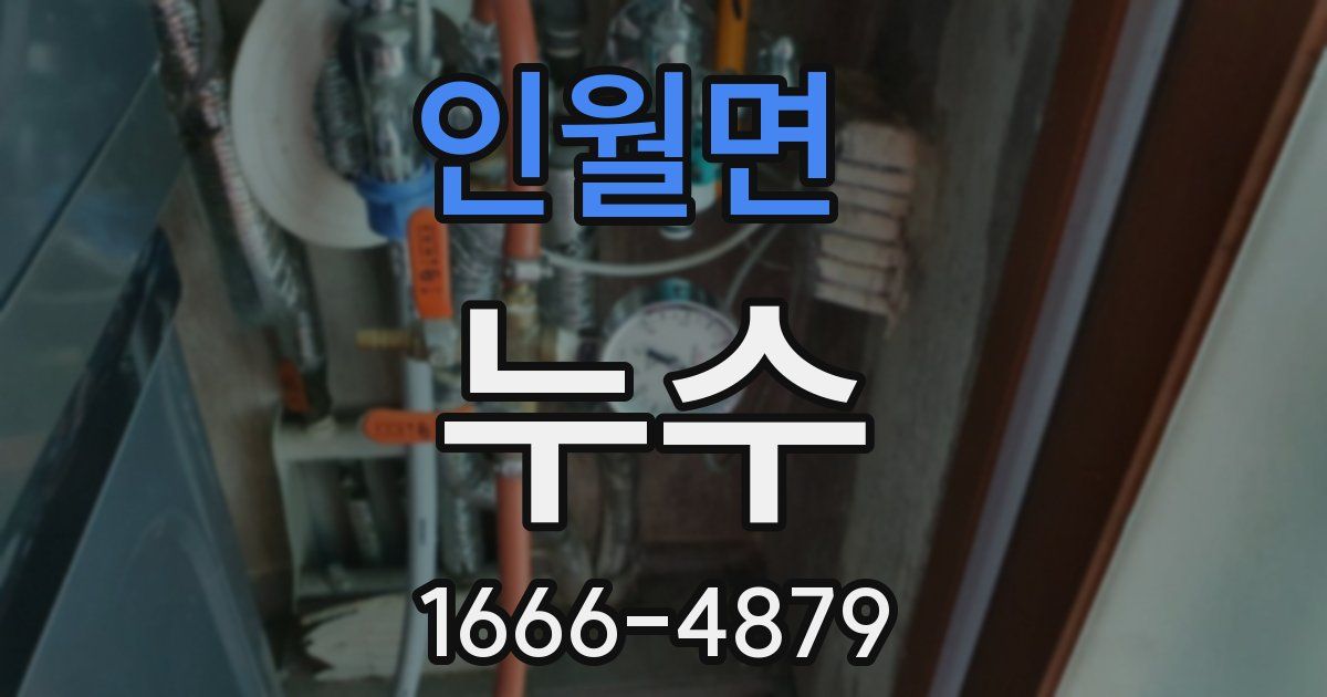 인월면 누수