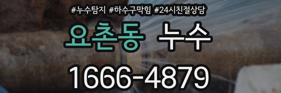 요촌동 누수