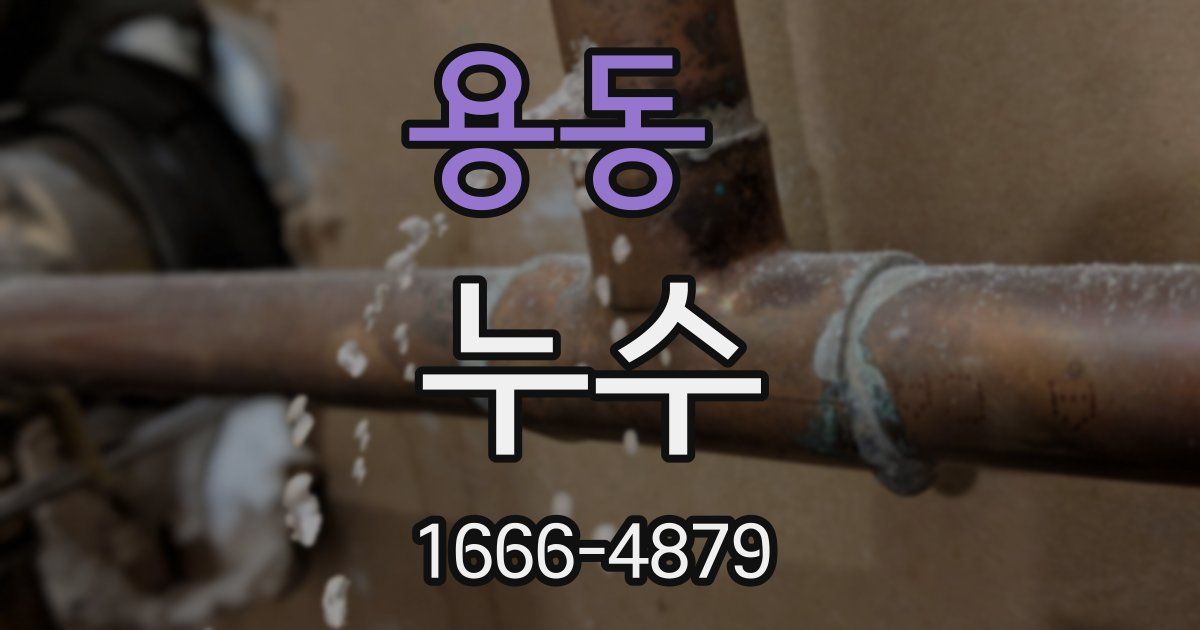 용동 누수