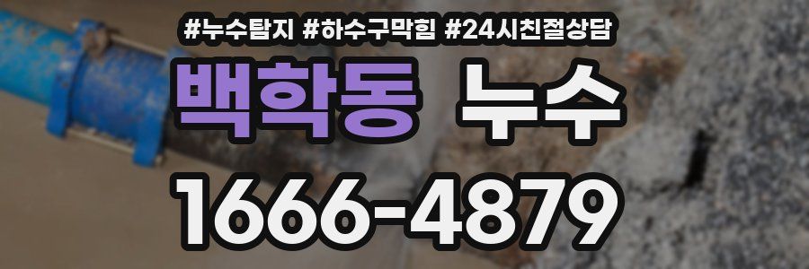 백학동 누수