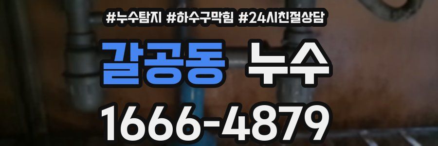 갈공동 누수