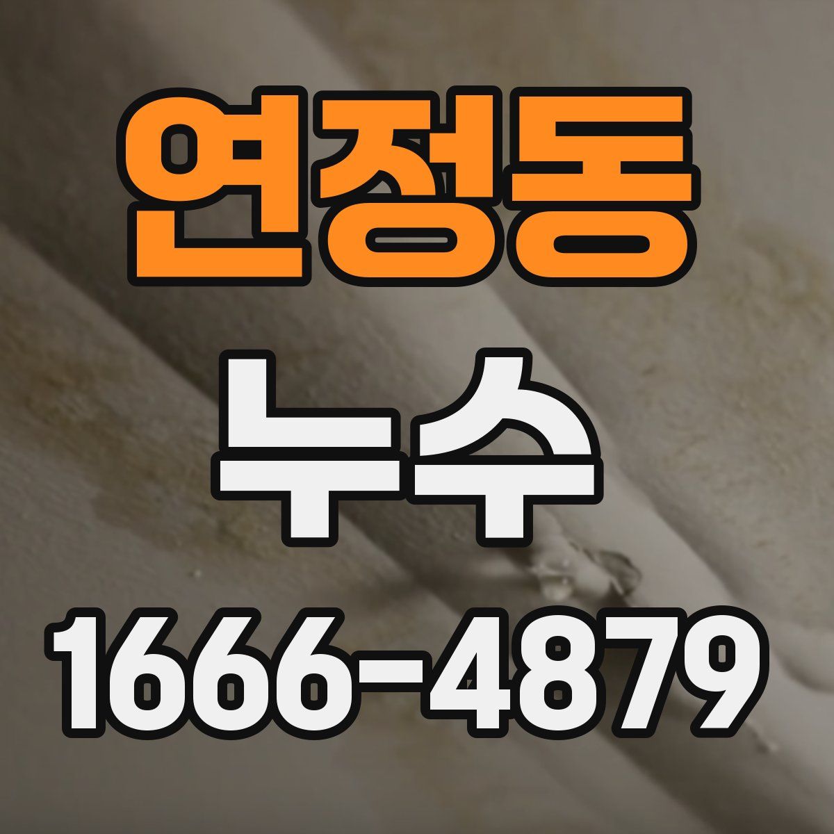 연정동 누수