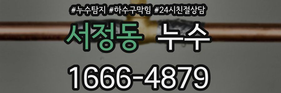 서정동 누수
