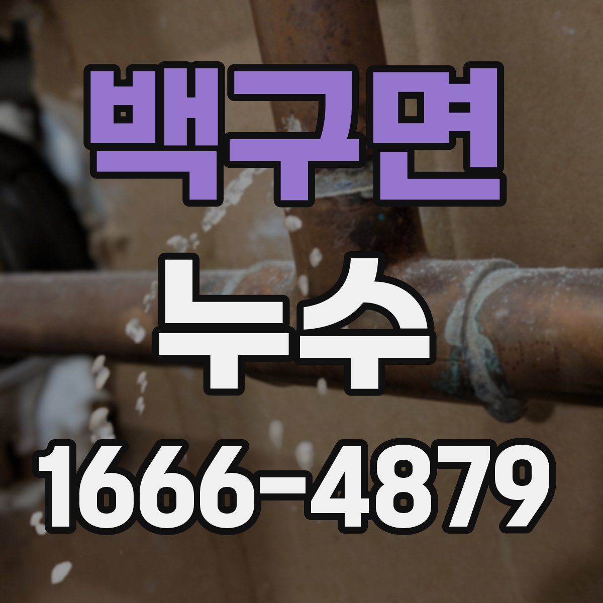 백구면 누수