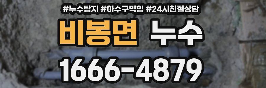 비봉면 누수