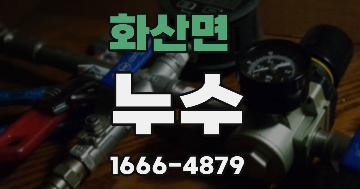 화산면 누수