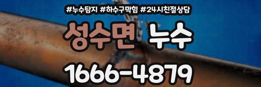 성수면 누수
