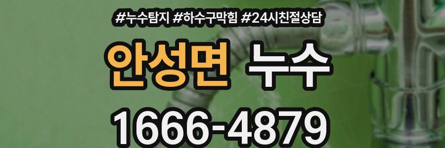 안성면 누수