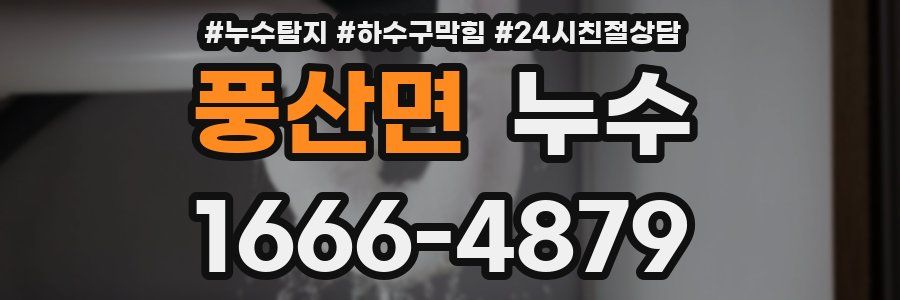 풍산면 누수