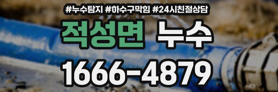 적성면 누수