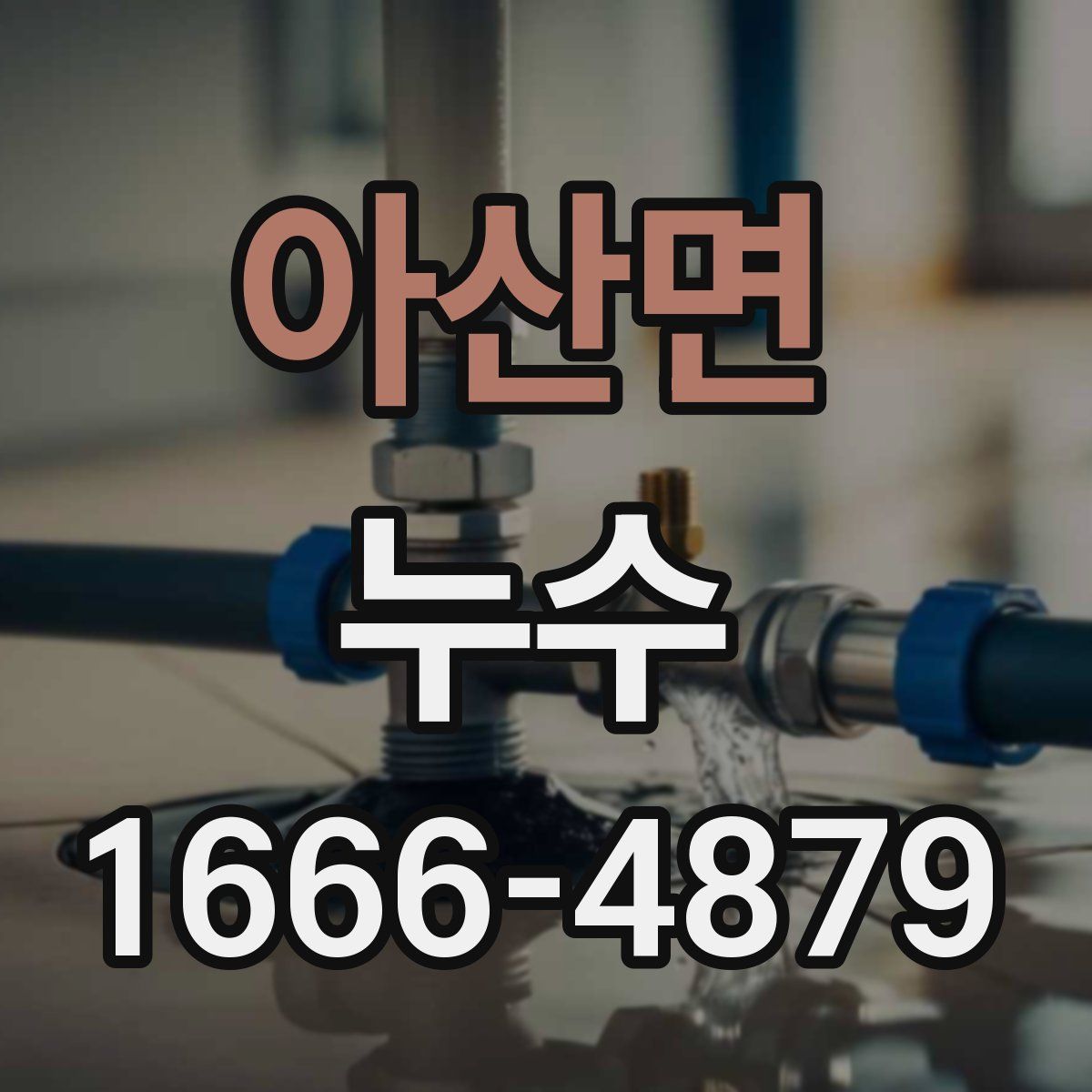 아산면 누수