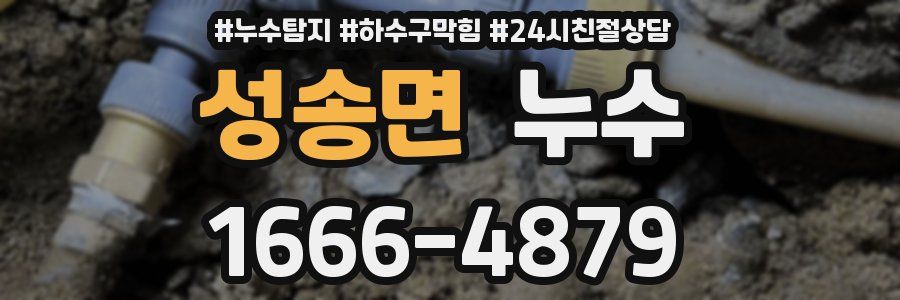 성송면 누수
