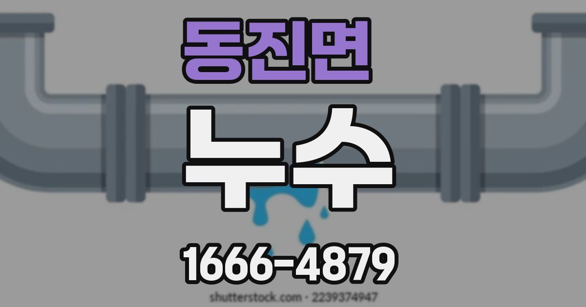 동진면 누수