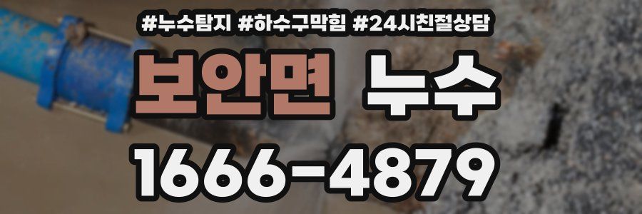 보안면 누수