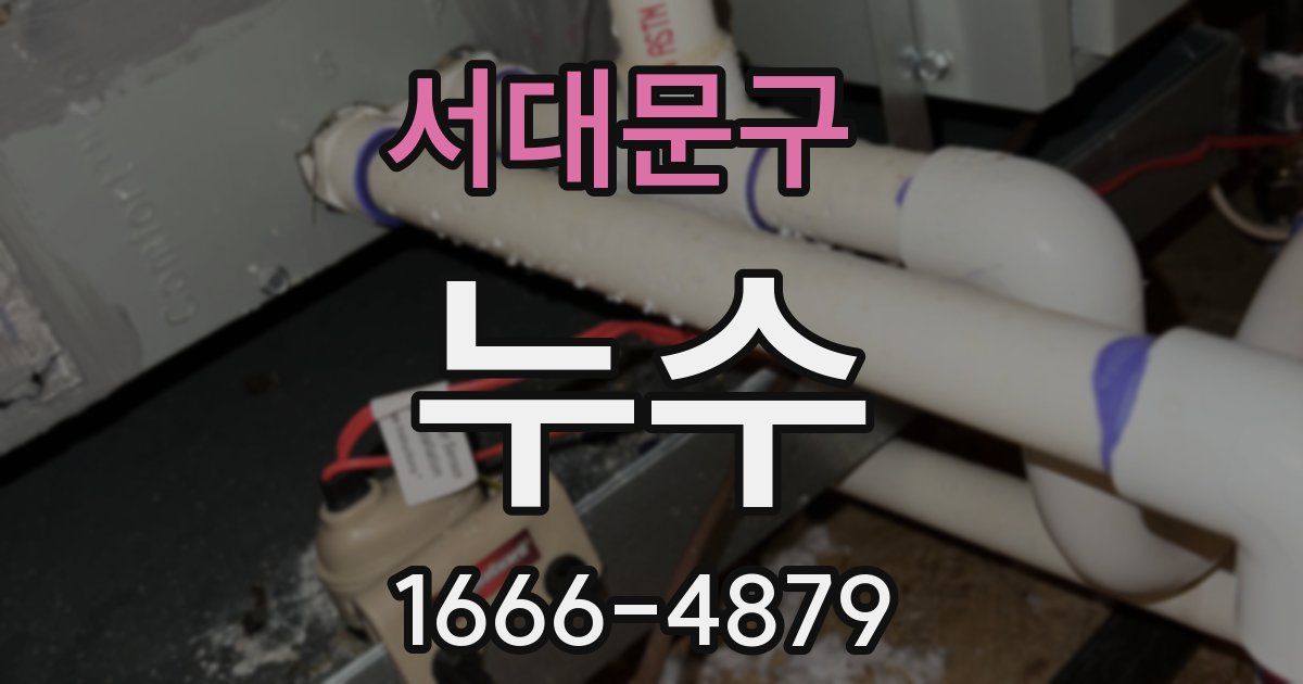 서대문구 누수