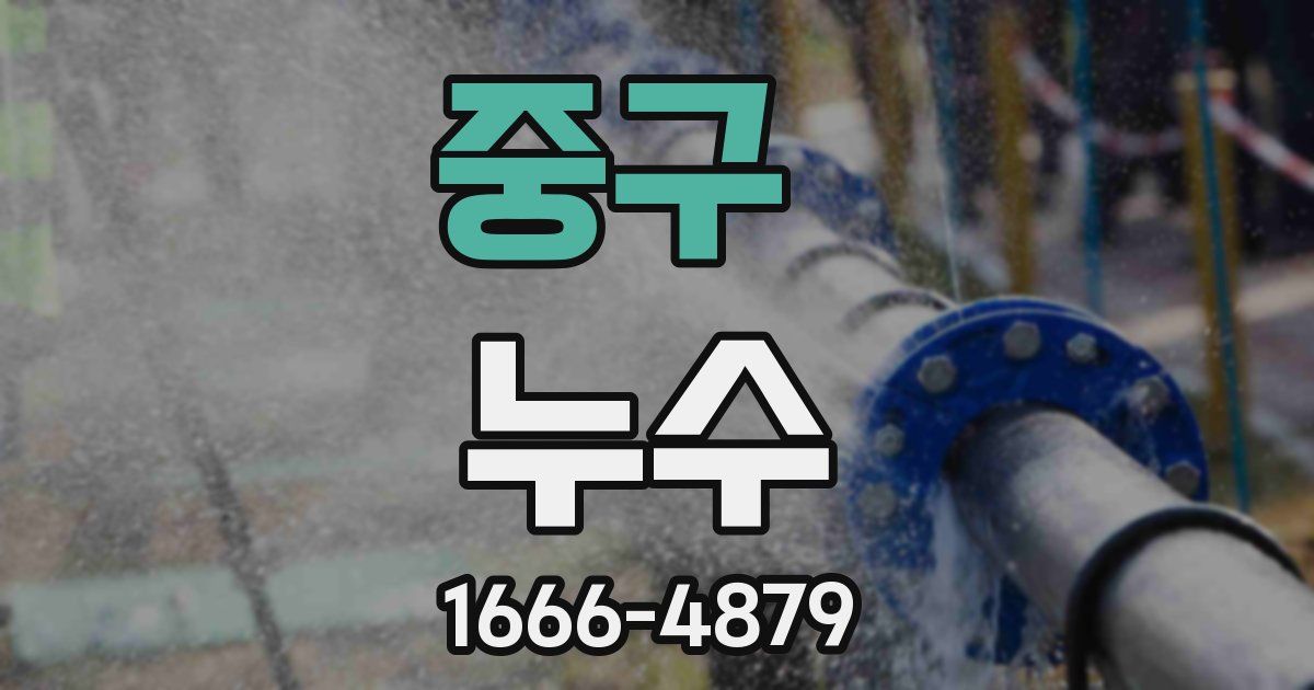 중구 누수