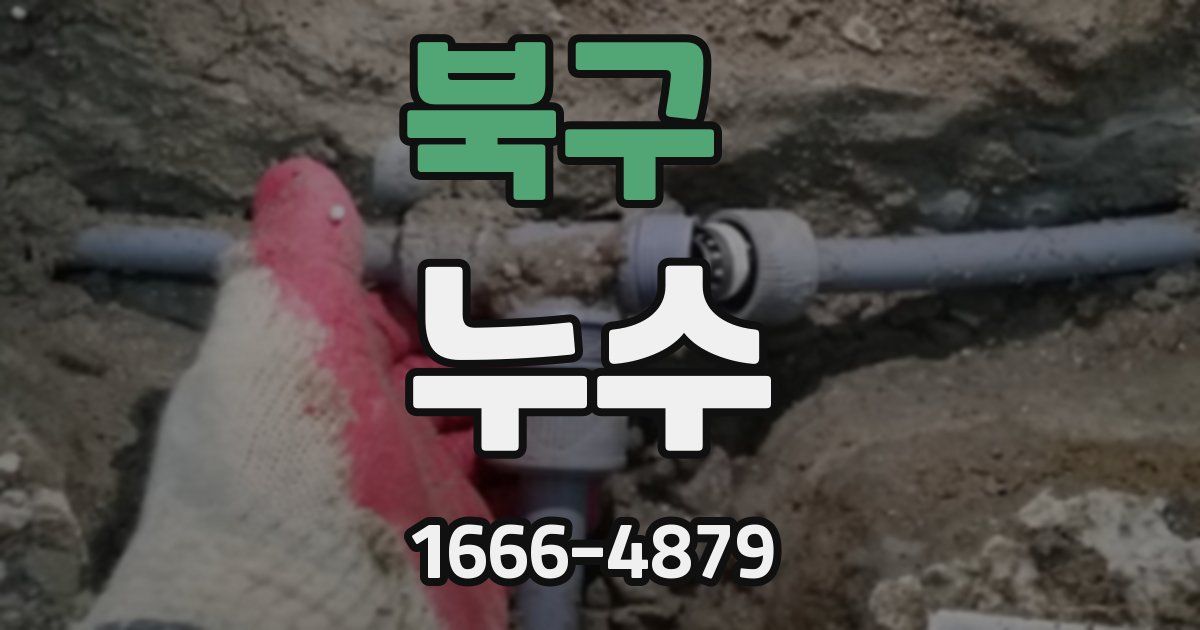 북구 누수