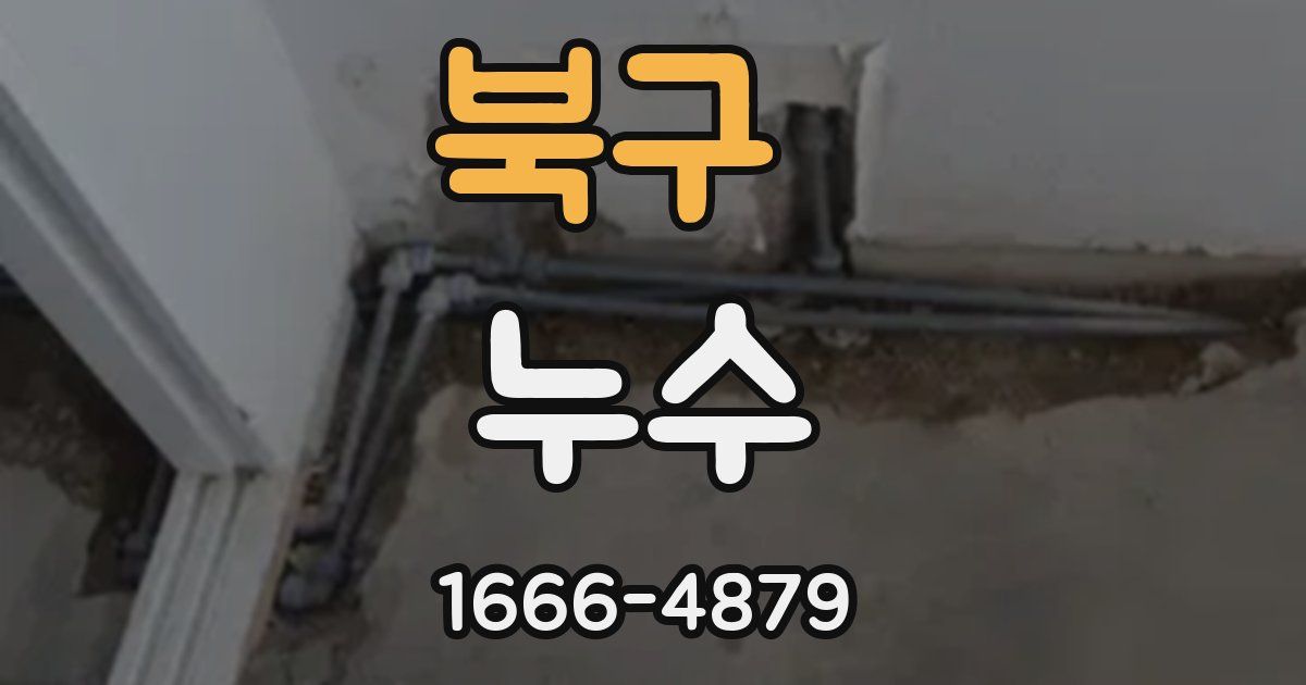 북구 누수