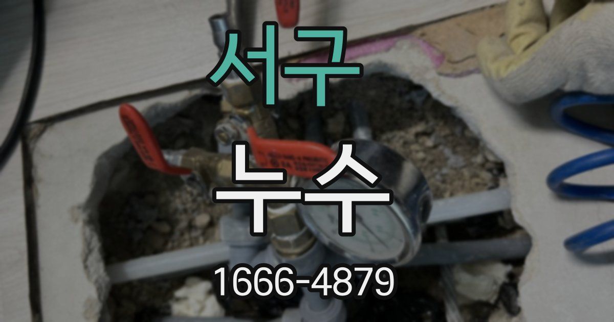 서구 누수