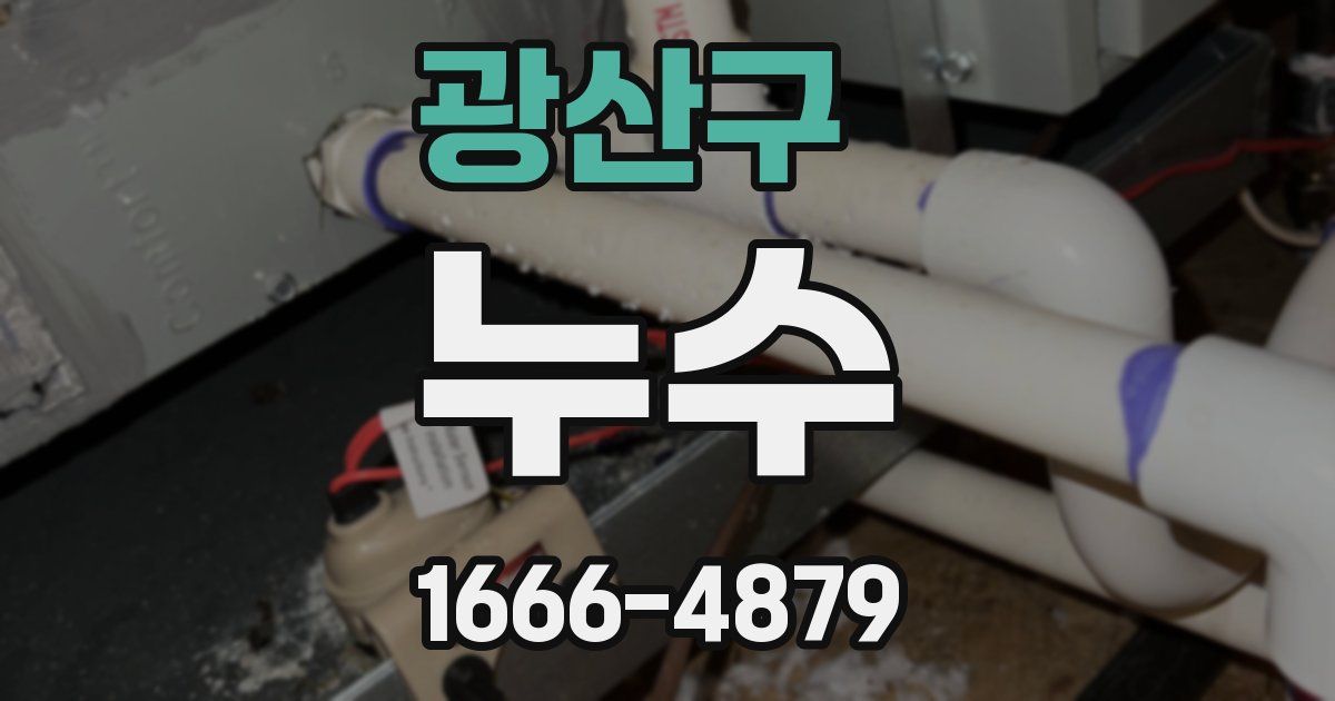 광산구 누수