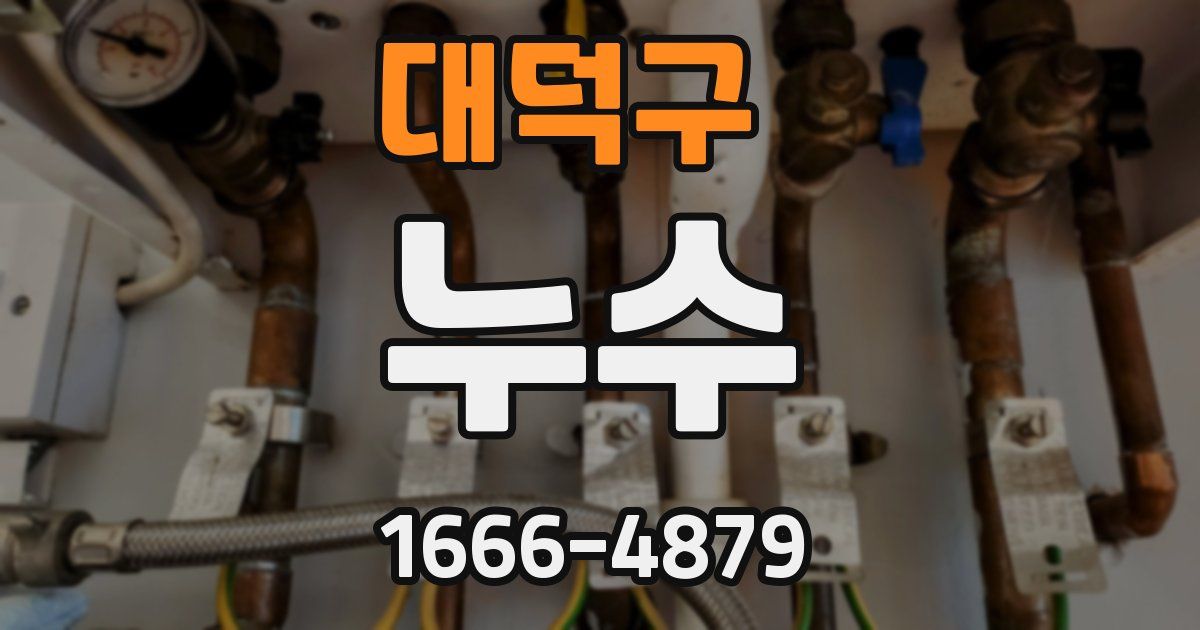 대덕구 누수