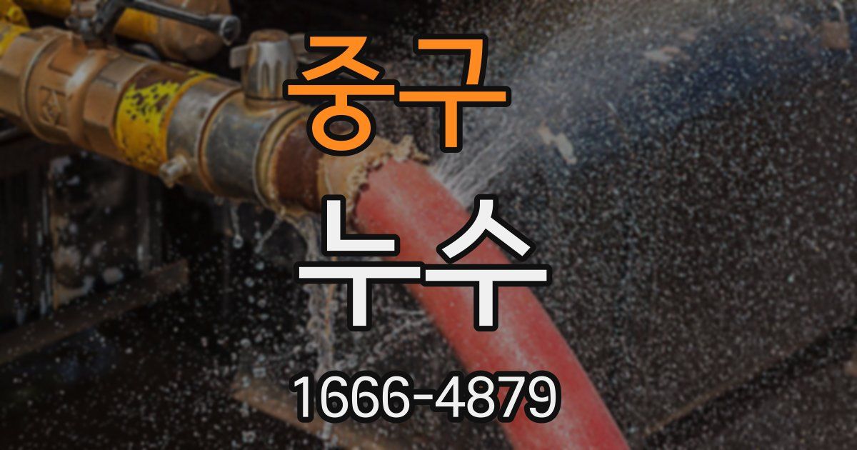 중구 누수