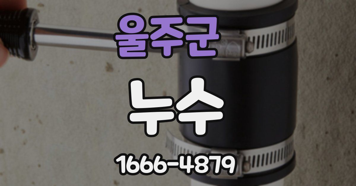 울주군 누수