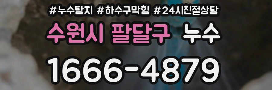 수원시 팔달구 누수