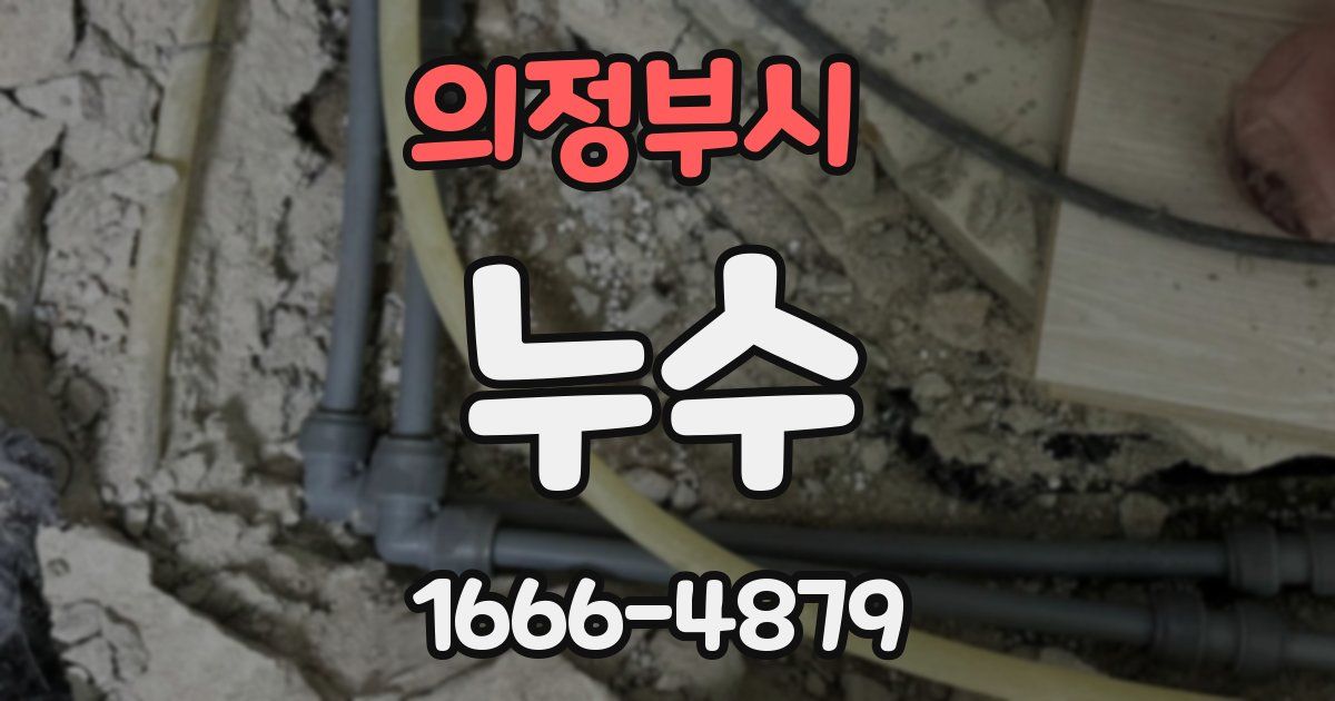 의정부시 누수