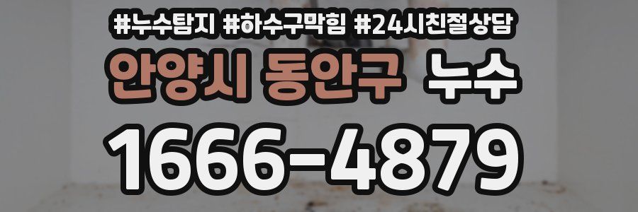 안양시 동안구 누수