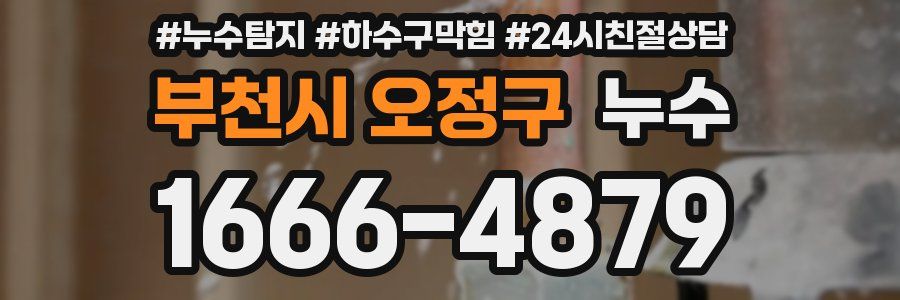 부천시 오정구 누수