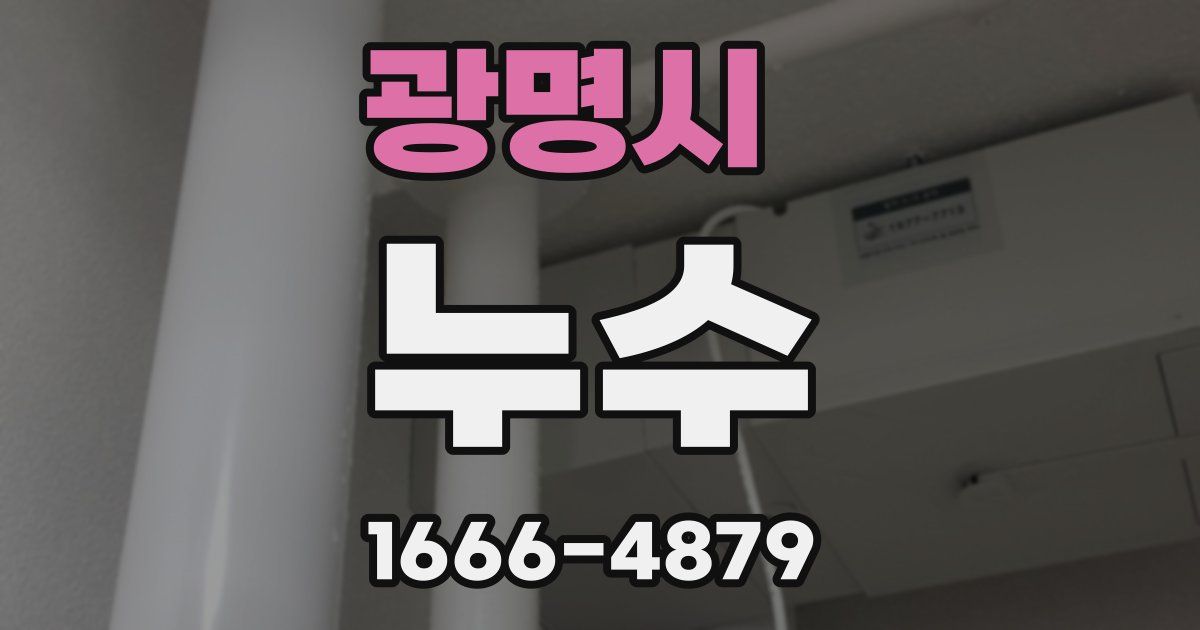 광명시 누수
